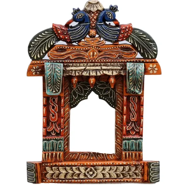 Solid Wood Jharokha in Brown Colour by Craft Tree
