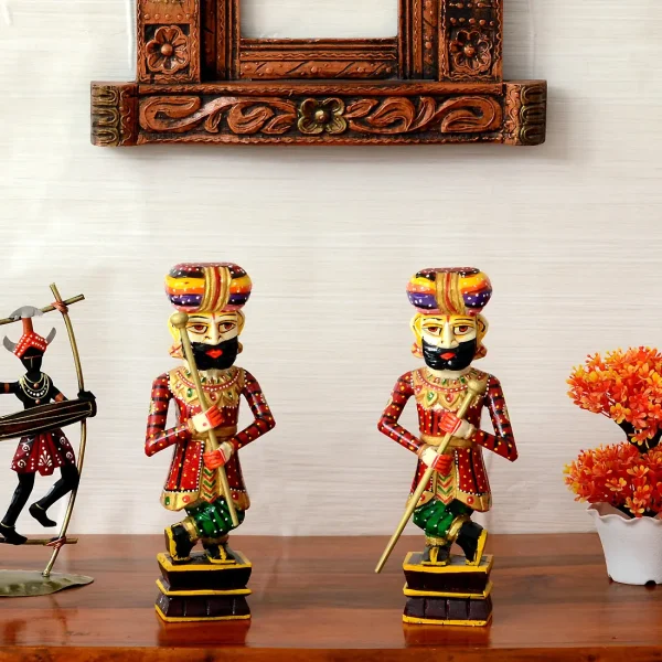 Craft Tree Wooden Handpainted Chowkidaar 12''