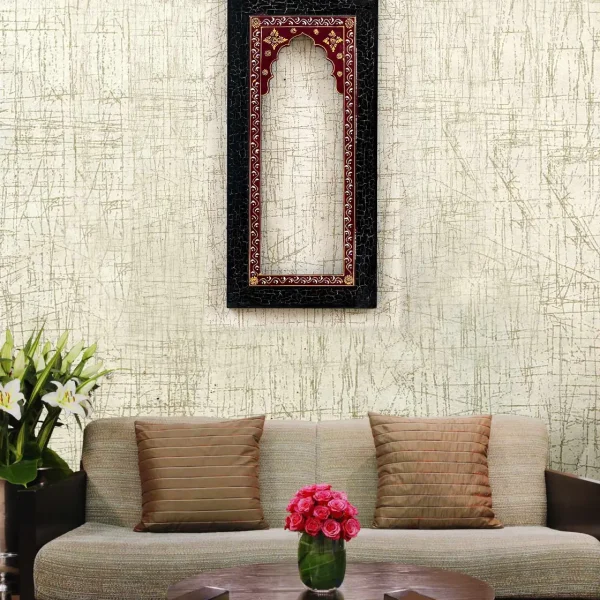 Mdf Handpainted Rectangle Black Colour Frame By Craft Tree(L6*H17 Inch)