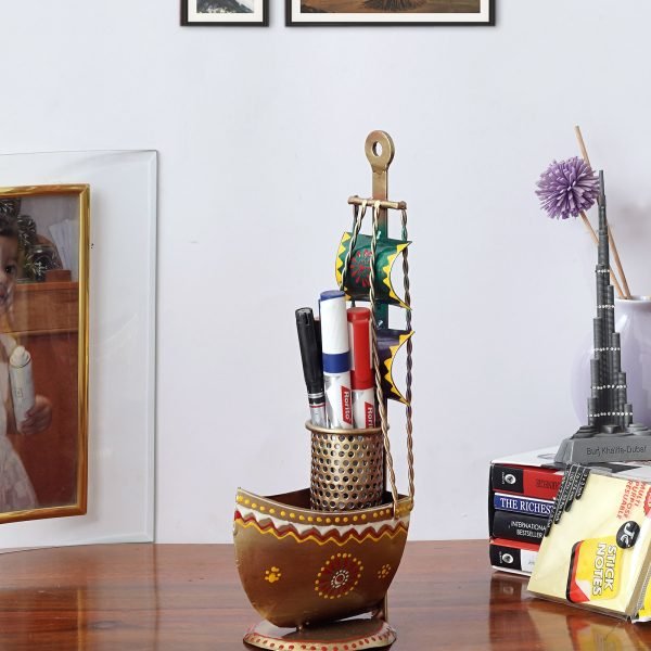Metal Ship Pen Stand By Craft Tree
