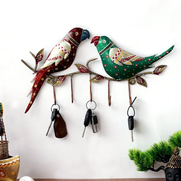Metal Parrot Key HolderBy Craft Tree