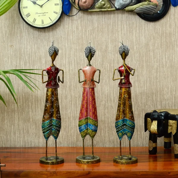 Musician (Set of 3) Iron Human Figurine by Craft Tree