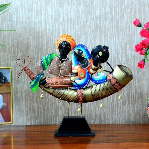 Musician (Set of 1) Iron Human Figurine by Craft Tree/Momento