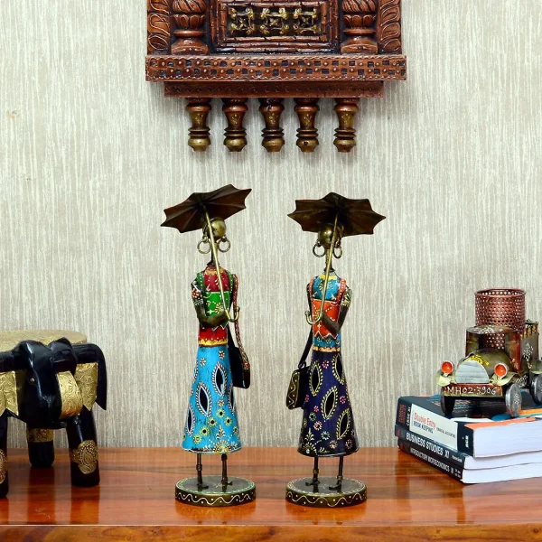 Lady (Set of 2) Iron Human Figurine by Craft Tree