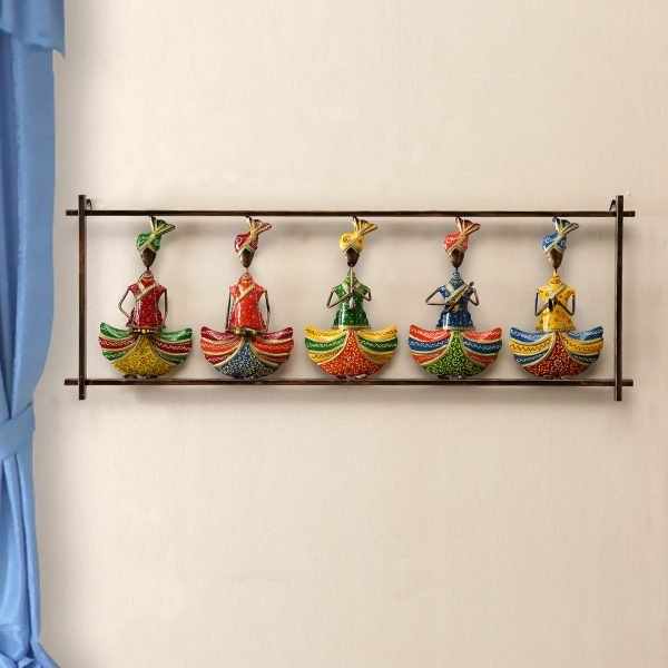 Metal 5 Sardar Wall Art In Multicolour By Craft Tree